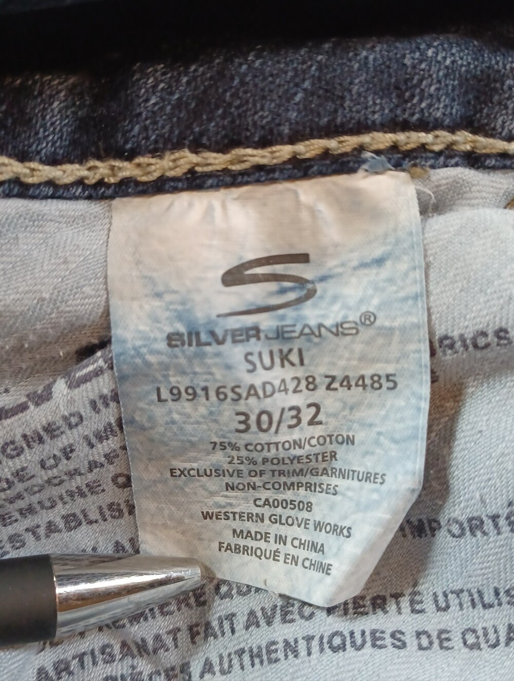 Silver Jeans Suki Bootcut Women's Size Waist 30 x Length 32 - Picture 4 of 11